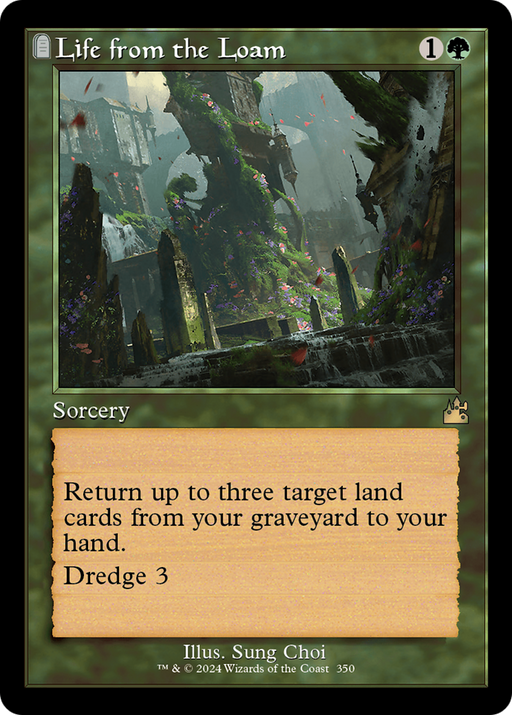 Life from the Loam (RVR-350) [Ravnica Remastered] Foil MTG Single Wizards of the Coast