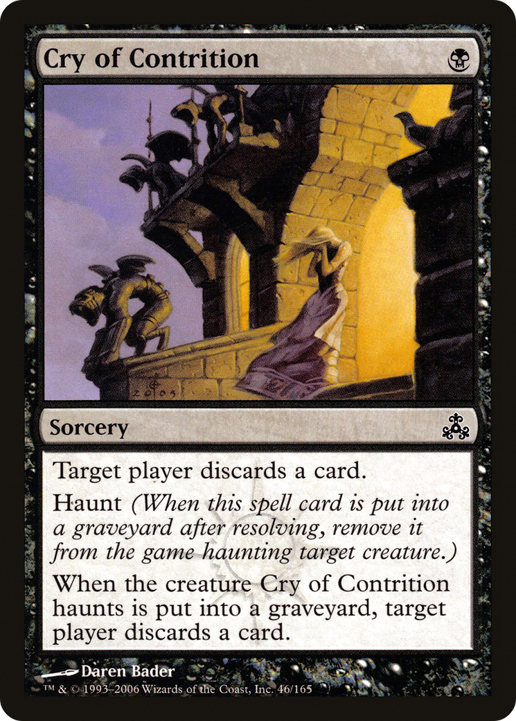 Cry of Contrition (GPT-046) [Guildpact] Foil MTG Single Wizards of the Coast