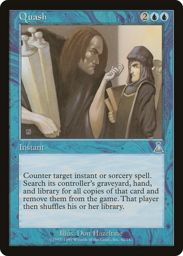 Quash (UDS-042) [Urza's Destiny] Foil MTG Single Wizards of the Coast