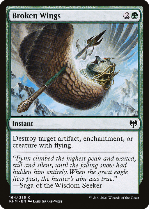 Broken Wings (KHM-164) [Kaldheim] MTG Single Wizards of the Coast