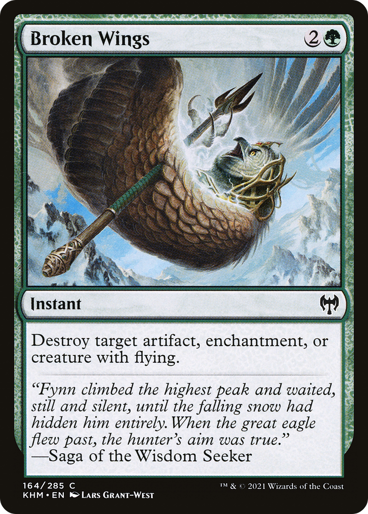 Broken Wings (KHM-164) [Kaldheim] Foil MTG Single Wizards of the Coast