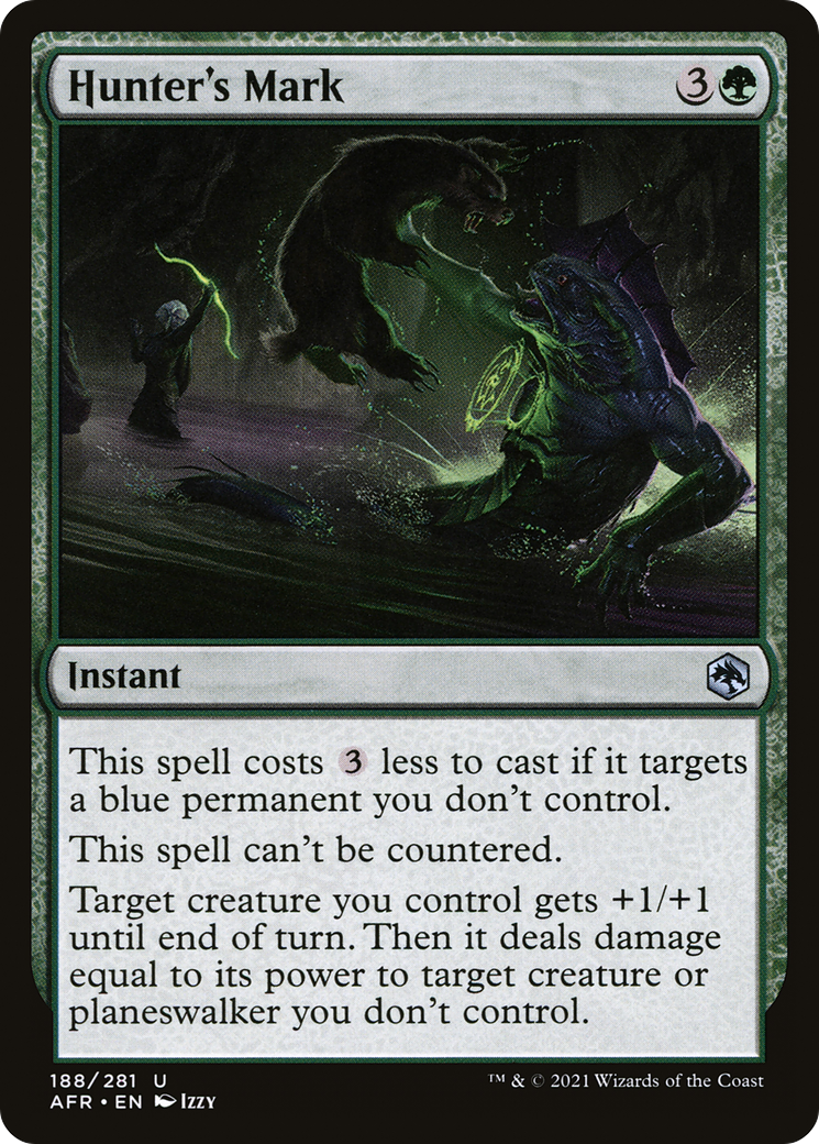 Hunter's Mark (AFR-188) [Adventures in the Forgotten Realms] MTG Single Wizards of the Coast