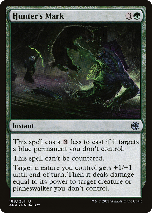 Hunter's Mark (AFR-188) [Adventures in the Forgotten Realms] MTG Single Wizards of the Coast
