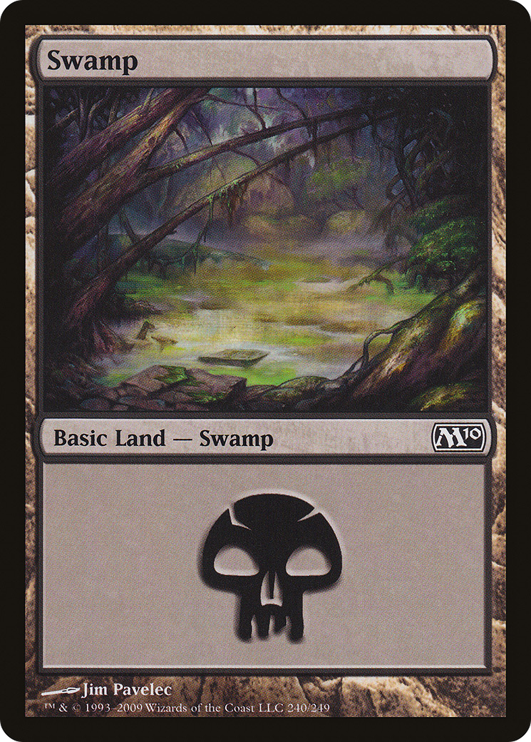 Swamp (M10-240) [Magic 2010] MTG Single Wizards of the Coast