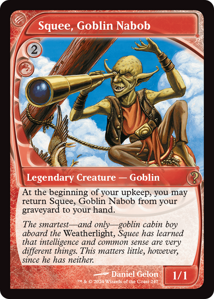 Squee, Goblin Nabob (Future Sight) (MB2-247) [Mystery Booster] Mystery Booster 2 Foil MTG Single Wizards of the Coast
