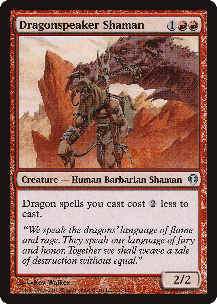 Dragonspeaker Shaman (ARC-036) [Misc] Archenemy MTG Single Wizards of the Coast