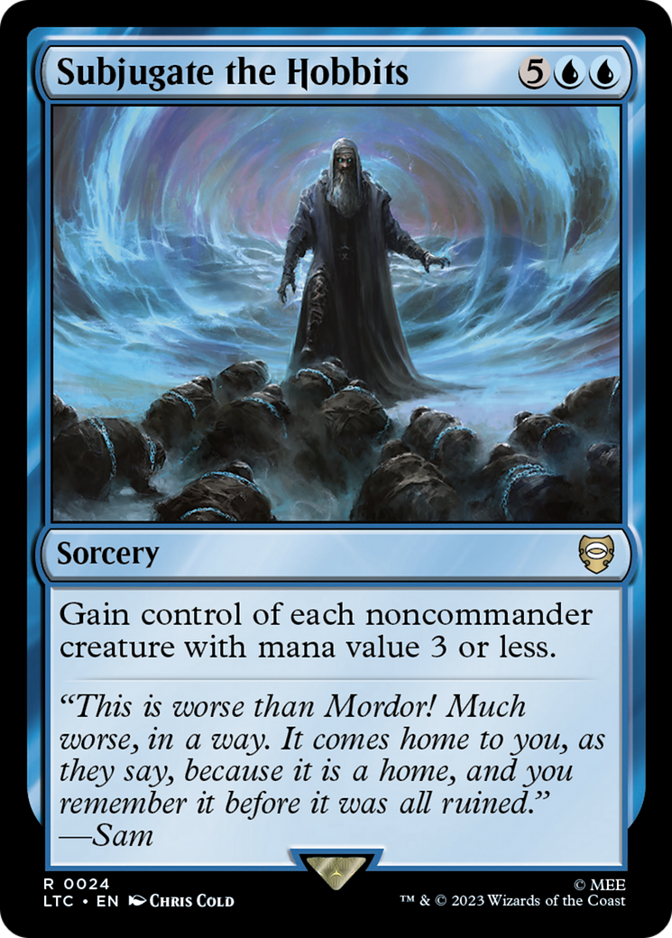 Subjugate the Hobbits (LTC-024) [Tales of Middle-earth Commander] MTG Single Wizards of the Coast