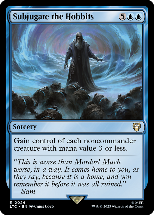 Subjugate the Hobbits (LTC-024) [Tales of Middle-earth Commander] MTG Single Wizards of the Coast