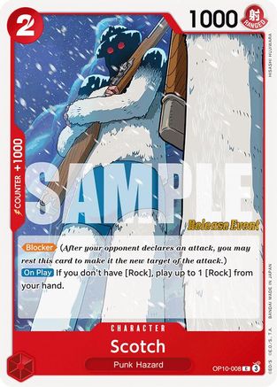 Scotch (OP10-008) [Royal Blood Release Event Cards] One Piece Single Bandai