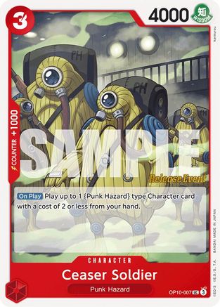Ceaser Soldier (OP10-007) [Royal Blood Release Event Cards] One Piece Single Bandai