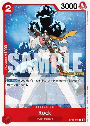 Rock (OP10-017) [Royal Blood Release Event Cards] One Piece Single Bandai