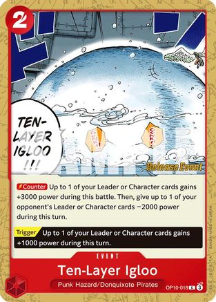 Ten-Layer Igloo (OP10-018) [Royal Blood Release Event Cards] One Piece Single Bandai