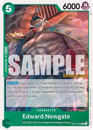 Edward.Newgate (OP10-024) [Royal Blood Release Event Cards] One Piece Single Bandai