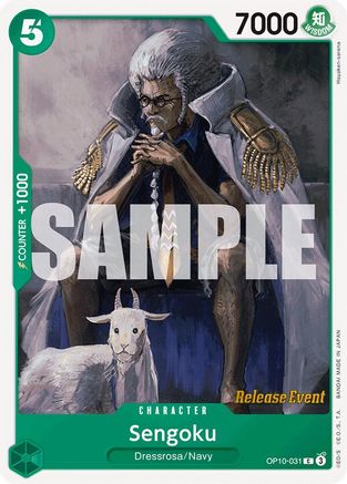 Sengoku (OP10-031) [Royal Blood Release Event Cards] One Piece Single Bandai