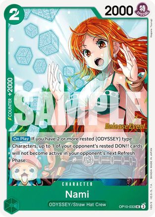 Nami (033) (OP10-033) [Royal Blood Release Event Cards] One Piece Single Bandai
