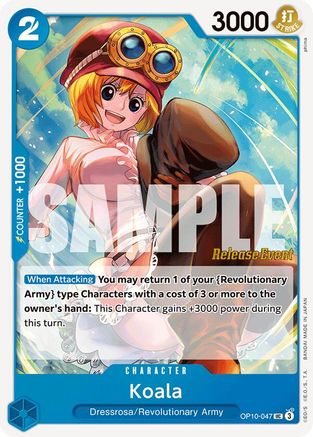 Koala (OP10-047) [Royal Blood Release Event Cards] One Piece Single Bandai