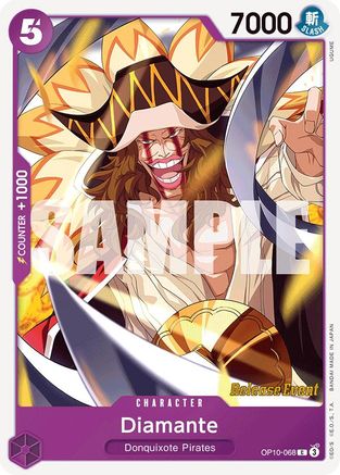 Diamante (OP10-068) [Royal Blood Release Event Cards] One Piece Single Bandai