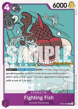 Fighting Fish (OP10-069) [Royal Blood Release Event Cards] One Piece Single Bandai