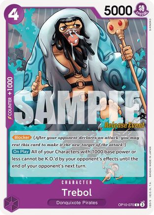 Trebol (OP10-070) [Royal Blood Release Event Cards] One Piece Single Bandai