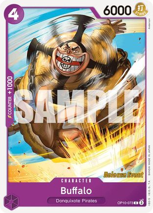 Buffalo (OP10-073) [Royal Blood Release Event Cards] One Piece Single Bandai