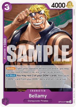 Bellamy (OP10-077) [Royal Blood Release Event Cards] One Piece Single Bandai