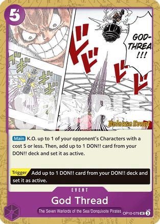 God Thread (OP10-079) [Royal Blood Release Event Cards] One Piece Single Bandai