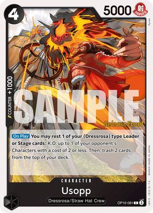 Usopp (081) (OP10-081) [Royal Blood Release Event Cards] One Piece Single Bandai