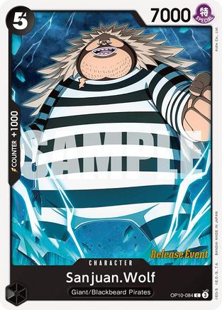 Sanjuan.Wolf (OP10-084) [Royal Blood Release Event Cards] One Piece Single Bandai