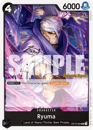 Ryuma (OP10-094) [Royal Blood Release Event Cards] One Piece Single Bandai