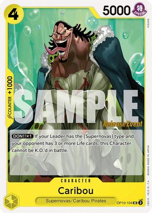 Caribou (OP10-104) [Royal Blood Release Event Cards] One Piece Single Bandai