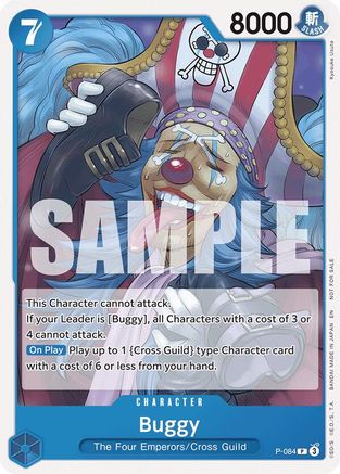 Buggy (OP10 Release Event) (P-084) [One Piece Promotion Cards] One Piece Single Bandai
