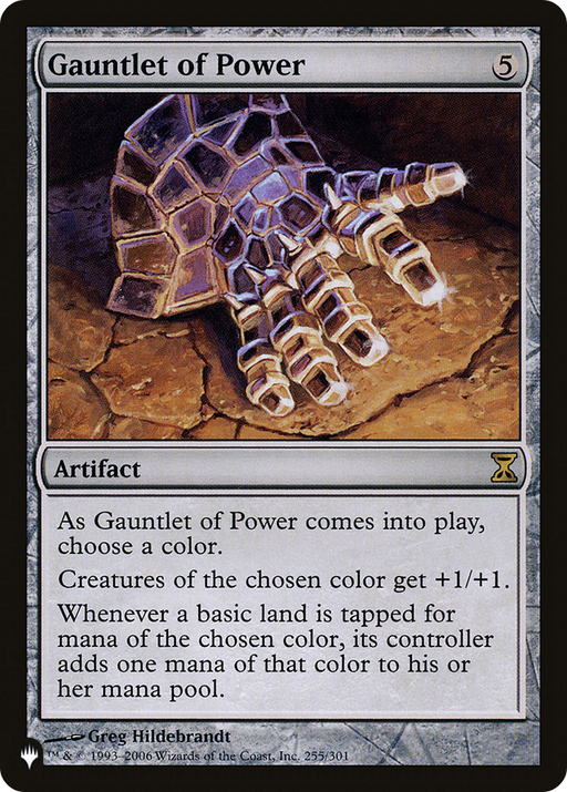 Gauntlet of Power (LIST-255/301) [Mystery Booster] The List MTG Single Wizards of the Coast