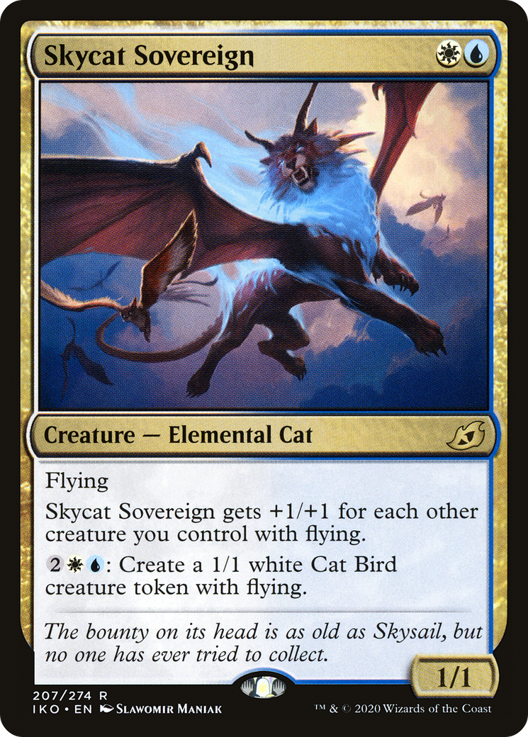 Skycat Sovereign (IKO-207) [Ikoria: Lair of Behemoths] Foil MTG Single Wizards of the Coast