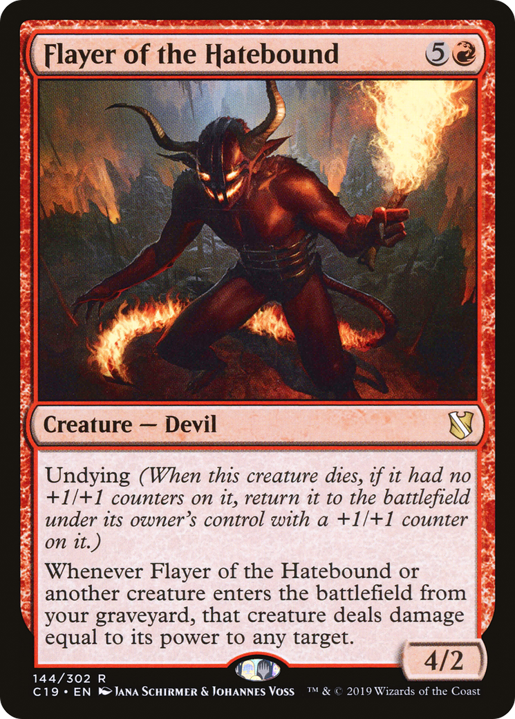 Flayer of the Hatebound (C19-144) [Commander 2019] MTG Single Wizards of the Coast