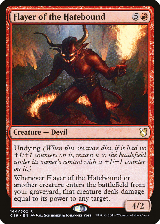 Flayer of the Hatebound (C19-144) [Commander 2019] MTG Single Wizards of the Coast