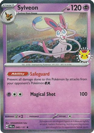 Sylveon - 040/131 (Pokemon Day) Holofoil [Misc: Cards & Products] Pokemon Single Pokémon