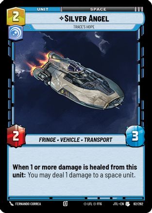 Silver Angel - Trace's Hope (062/262) [Jump to Lightspeed] Star Wars: Unlimited Single Disney