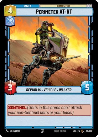 Perimeter AT-RT (068/262) [Jump to Lightspeed] Star Wars: Unlimited Single Disney
