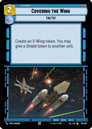 Covering the Wing (076/262) [Jump to Lightspeed] Star Wars: Unlimited Single Disney