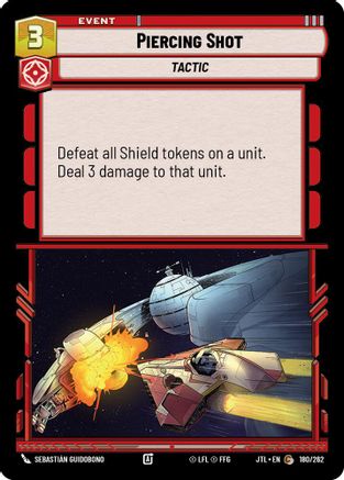 Piercing Shot (180/262) [Jump to Lightspeed] Star Wars: Unlimited Single Disney