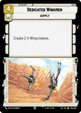 Dedicated Wingmen (254/262) [Jump to Lightspeed] Star Wars: Unlimited Single Disney