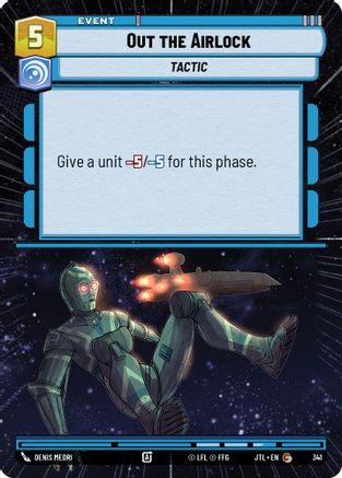 Out the Airlock (Hyperspace) (341) [Jump to Lightspeed] Star Wars: Unlimited Single Disney