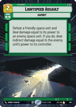 Lightspeed Assault (Hyperspace) (389) [Jump to Lightspeed] Star Wars: Unlimited Single Disney