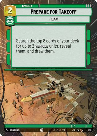 Prepare for Takeoff (Hyperspace) (390) [Jump to Lightspeed] Star Wars: Unlimited Single Disney