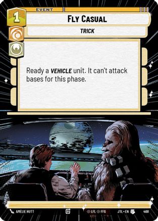 Fly Casual (Hyperspace) (468) [Jump to Lightspeed] Star Wars: Unlimited Single Disney