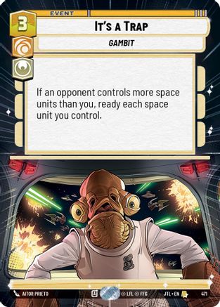 It's a Trap (Hyperspace) (471) [Jump to Lightspeed] Star Wars: Unlimited Single Disney