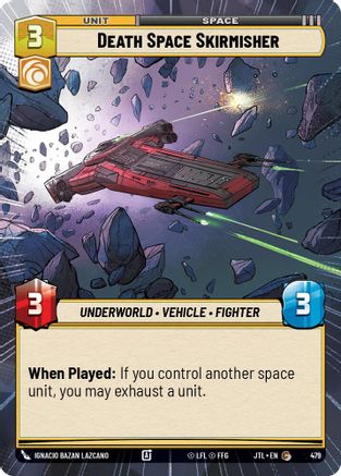 Death Space Skirmisher (Hyperspace) (479) [Jump to Lightspeed] Star Wars: Unlimited Single Disney