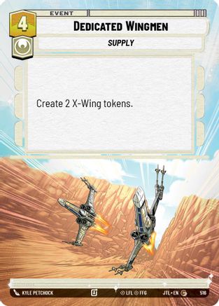 Dedicated Wingmen (Hyperspace) (516) [Jump to Lightspeed] Star Wars: Unlimited Single Disney