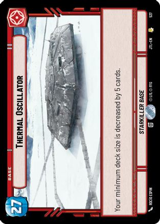 Thermal Oscillator (Foil) (527) [Jump to Lightspeed] Foil Star Wars: Unlimited Single Disney