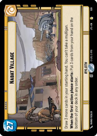 Nabat Village (Foil) (528) [Jump to Lightspeed] Foil Star Wars: Unlimited Single Disney